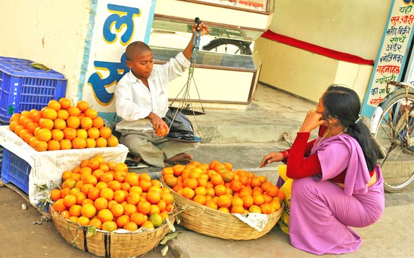 orange seller