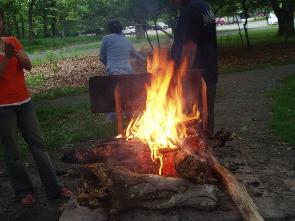 picnic fire (Summer '05)
