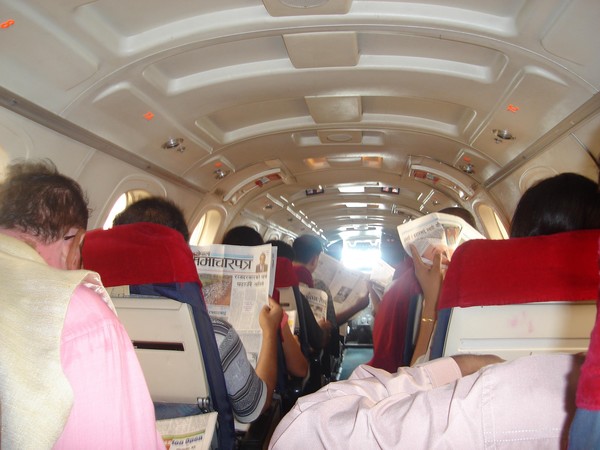 This flight was so small. One passenger on each side and it was so tiny that I could not walk straight. had to squeeze into height 4.0
