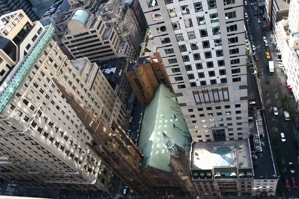 I believe I was on the roof top of a 30 storied high building while taking this picture