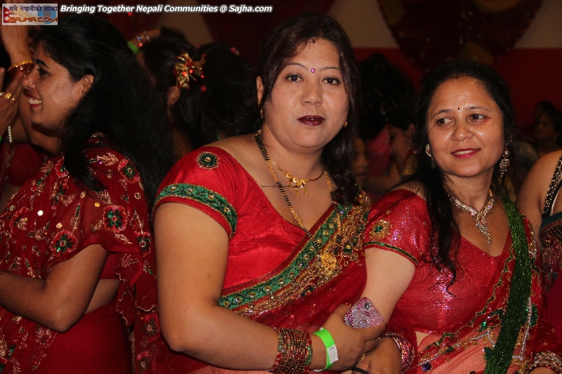 Woman group Teej celebration 2012