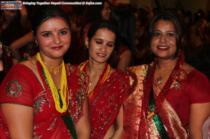 Woman group Teej celebration 2012