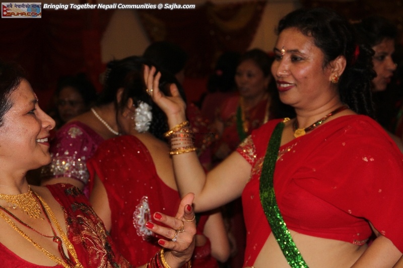 Woman group Teej celebration 2012