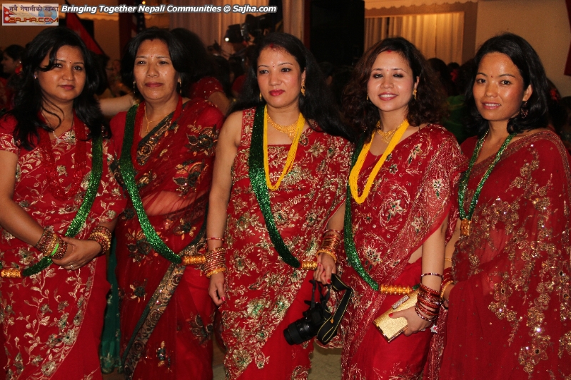 Woman group Teej celebration 2012
