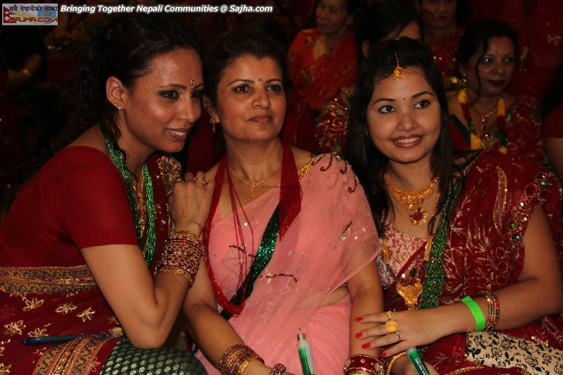 Woman group Teej celebration 2012