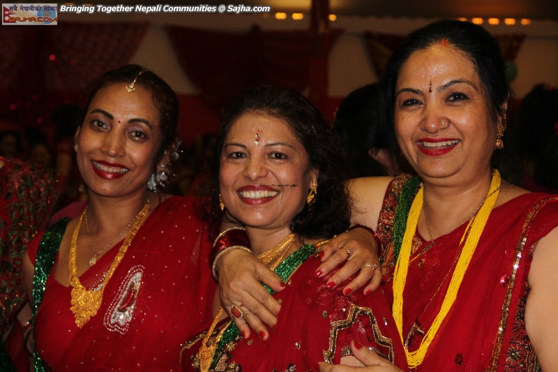 Woman group Teej celebration 2012