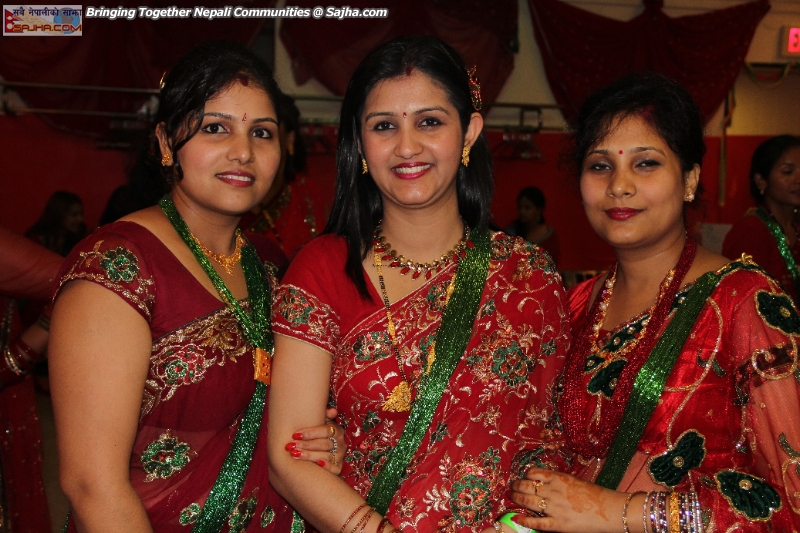 Woman group Teej celebration 2012