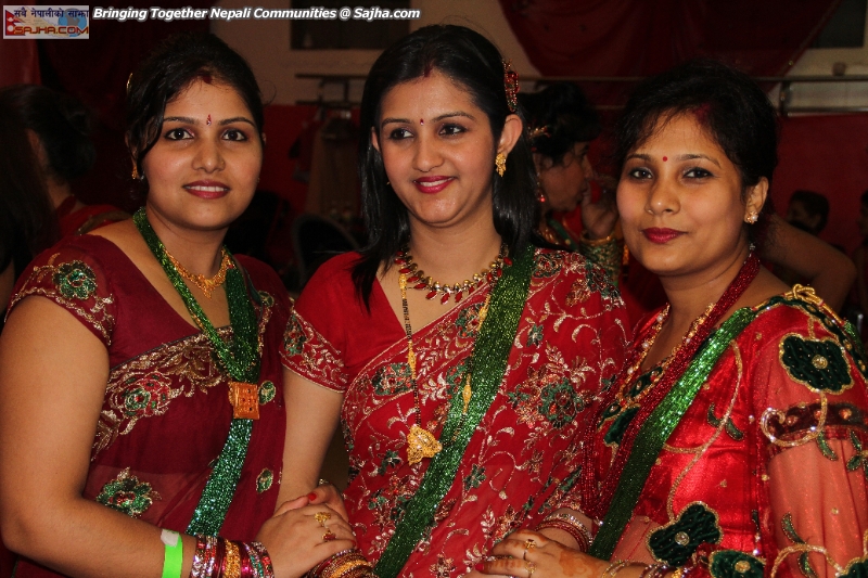 Woman group Teej celebration 2012