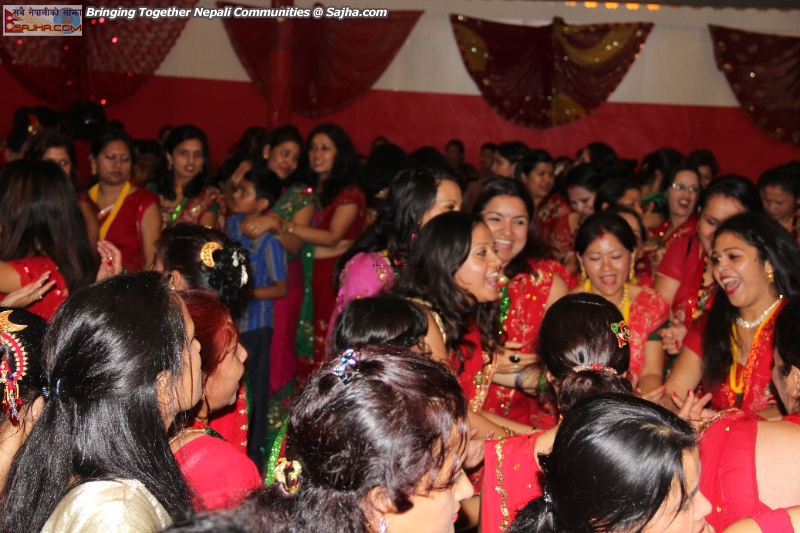 Woman group Teej celebration 2012