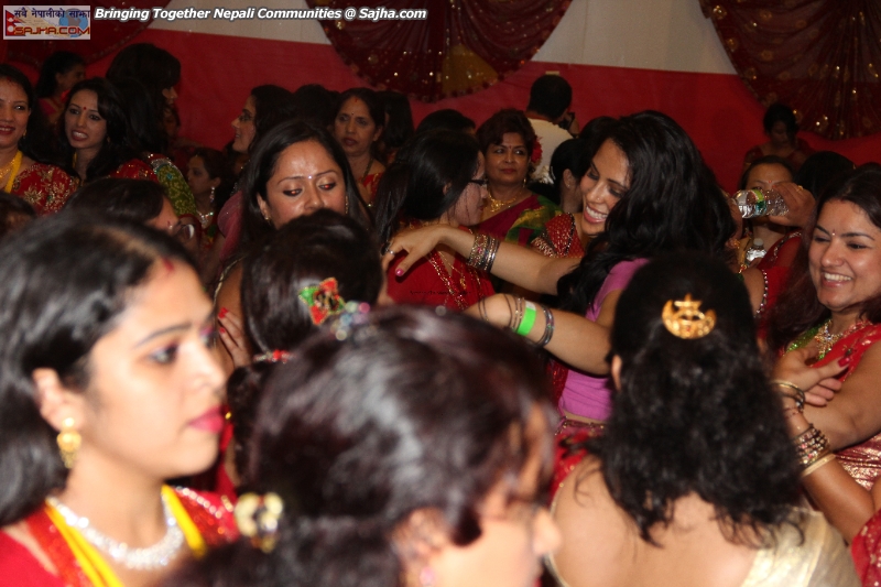 Woman group Teej celebration 2012