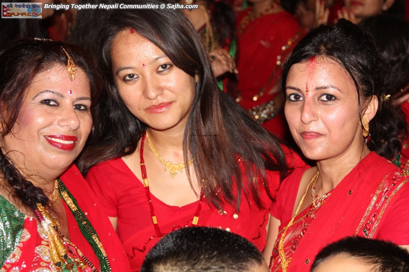 Woman group Teej celebration 2012