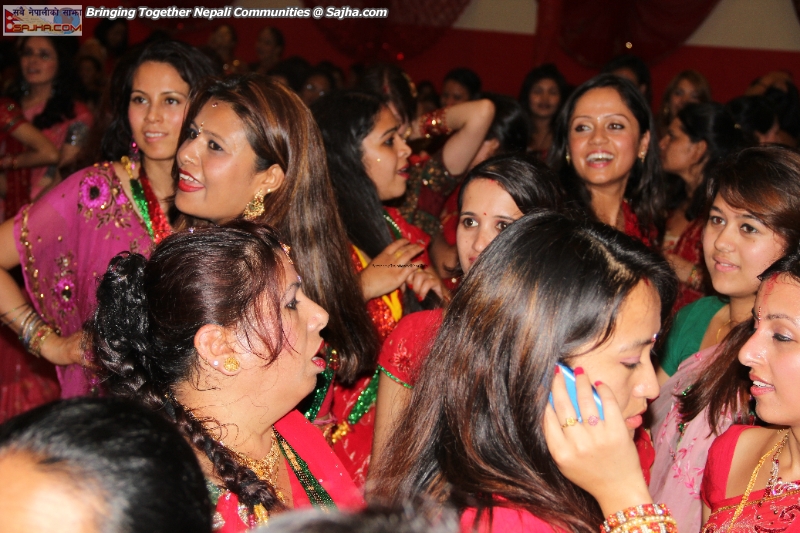 Woman group Teej celebration 2012