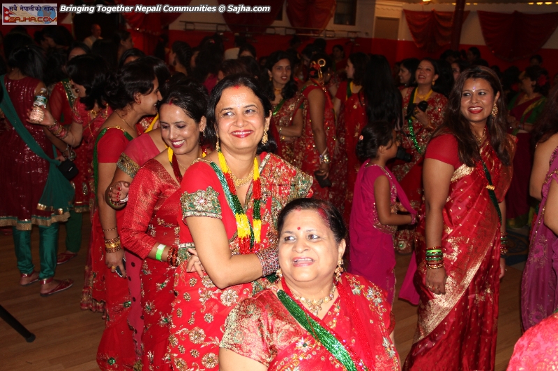 Woman group Teej celebration 2012