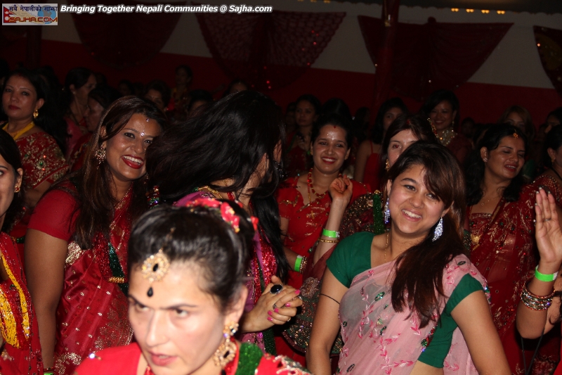 Woman group Teej celebration 2012
