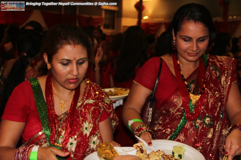 Woman group Teej celebration 2012