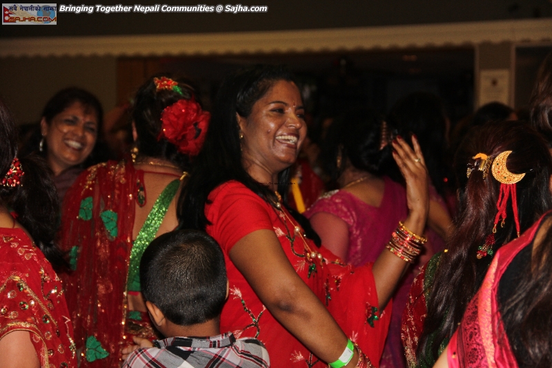Woman group Teej celebration 2012