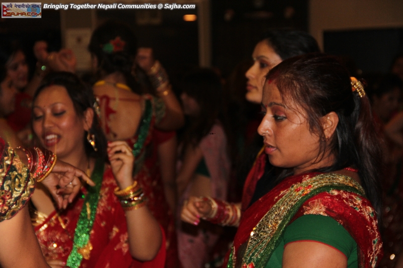 Woman group Teej celebration 2012