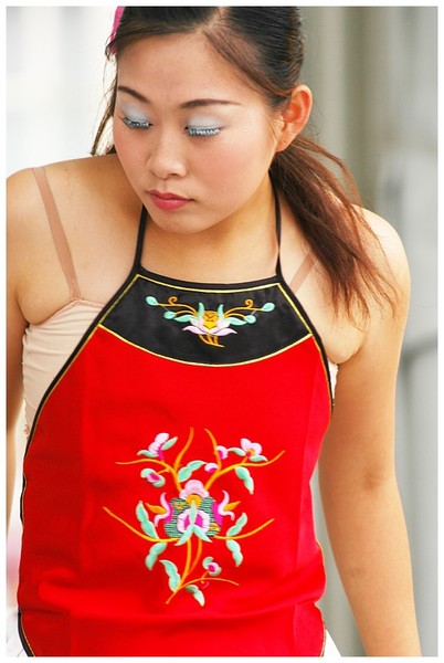 A performer at Tiwanese Heritage Festival in Toronto on May 26, 2006.