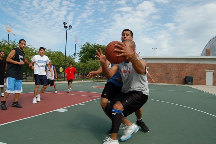 Basketball Match Boston Aug 19, 2007
