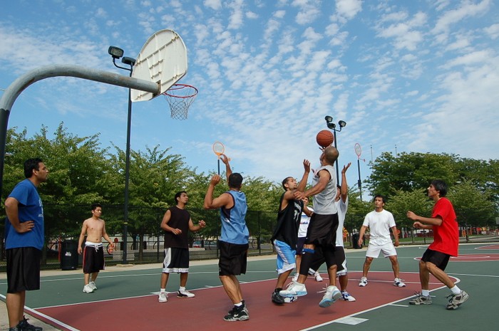 Basketball Match Boston Aug 19, 2007