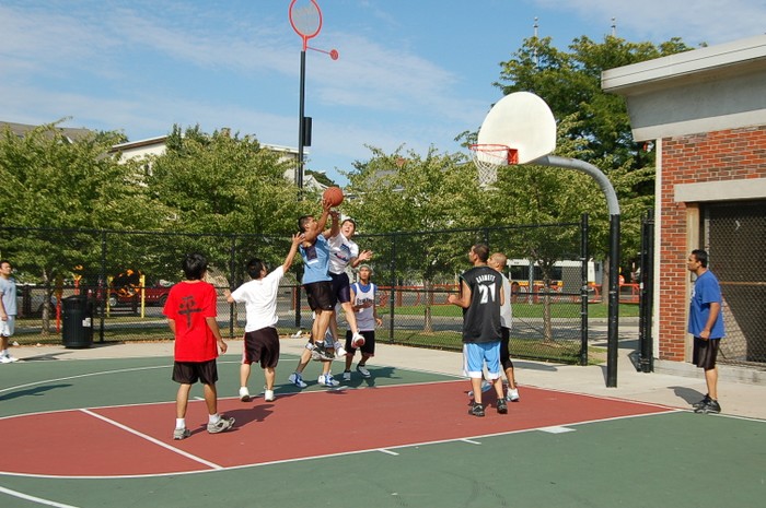 Basketball Match Boston Aug 19, 2007