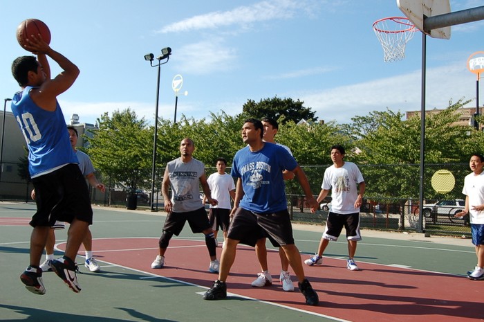 Basketball Match Boston Aug 19, 2007