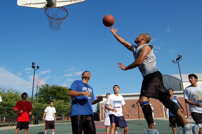 Basketball Match Boston Aug 19, 2007
