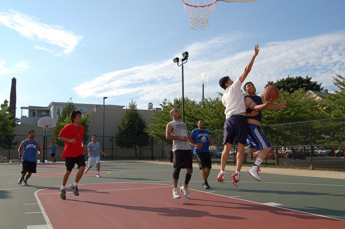 Basketball Match Boston Aug 19, 2007