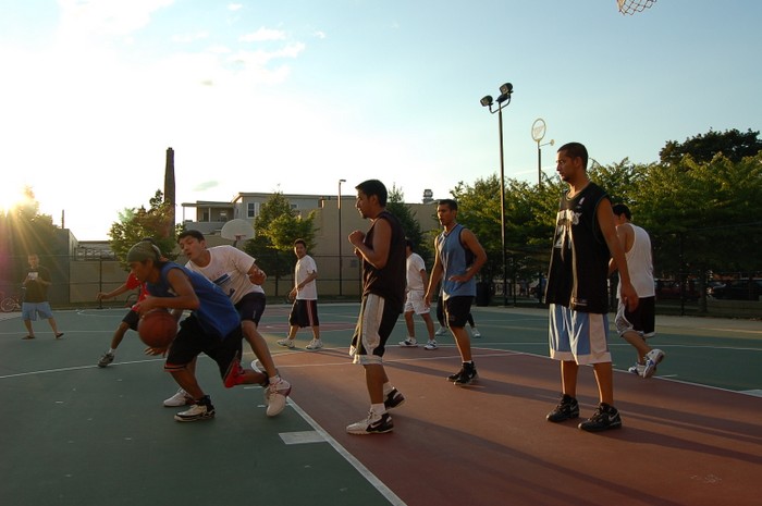 Basketball Match Boston Aug 19, 2007