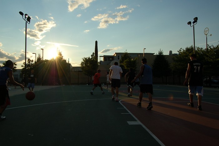 Basketball Match Boston Aug 19, 2007