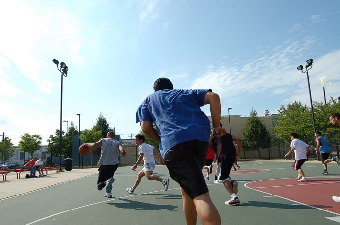Basketball Match Boston Aug 19, 2007