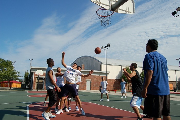 Basketball Match Boston Aug 19, 2007