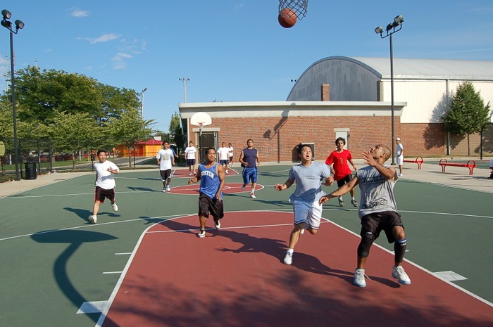 Basketball Match Boston Aug 19, 2007