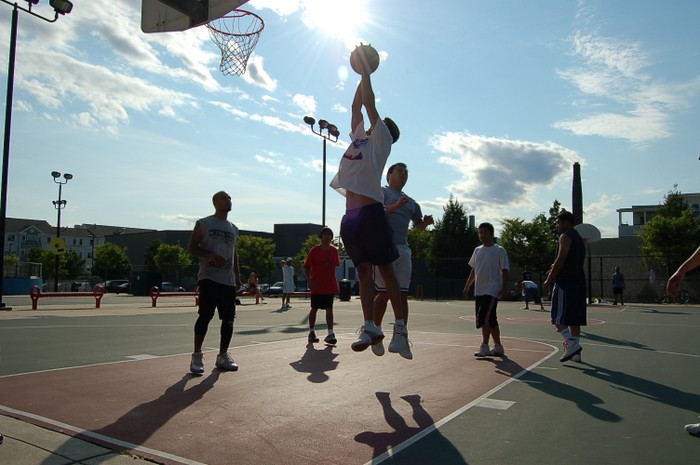 Basketball Match Boston Aug 19, 2007
