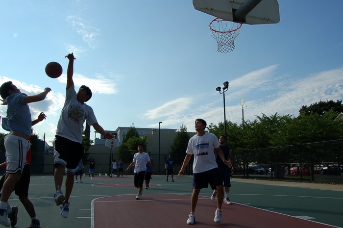 Basketball Match Boston Aug 19, 2007