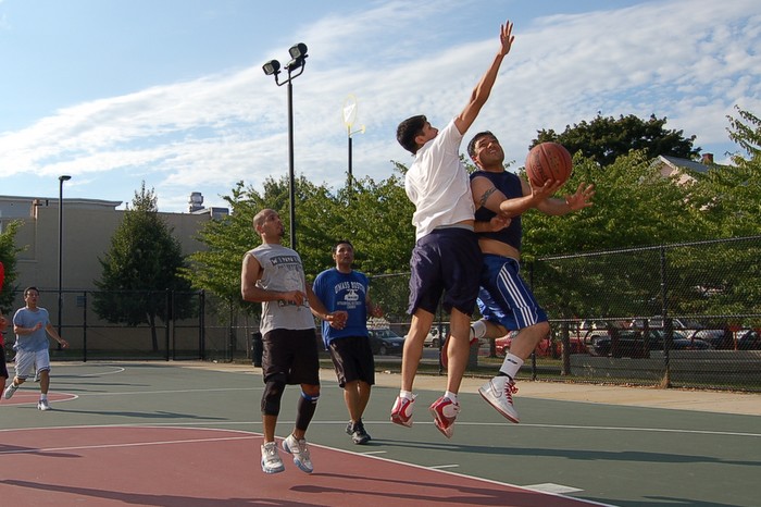 Basketball Match Boston Aug 19, 2007