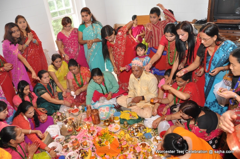 Bhutani of Nepali Origin Celebrated Teej in Worcester