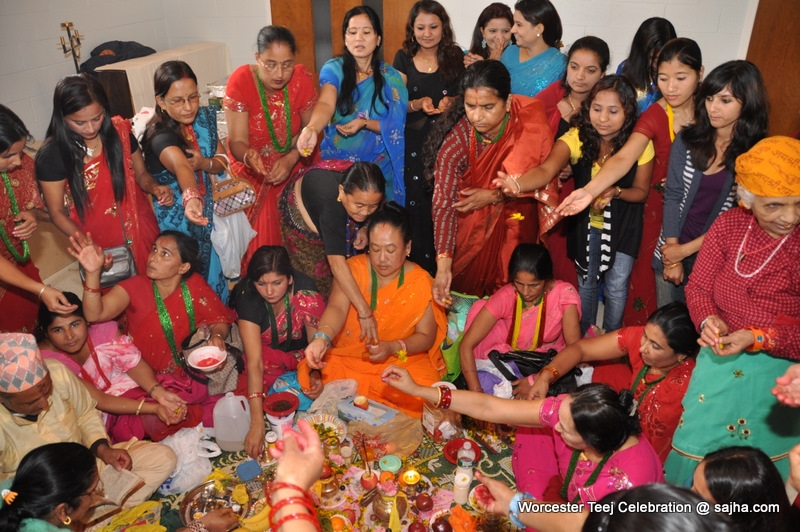 Bhutani of Nepali Origin Celebrated Teej in Worcester