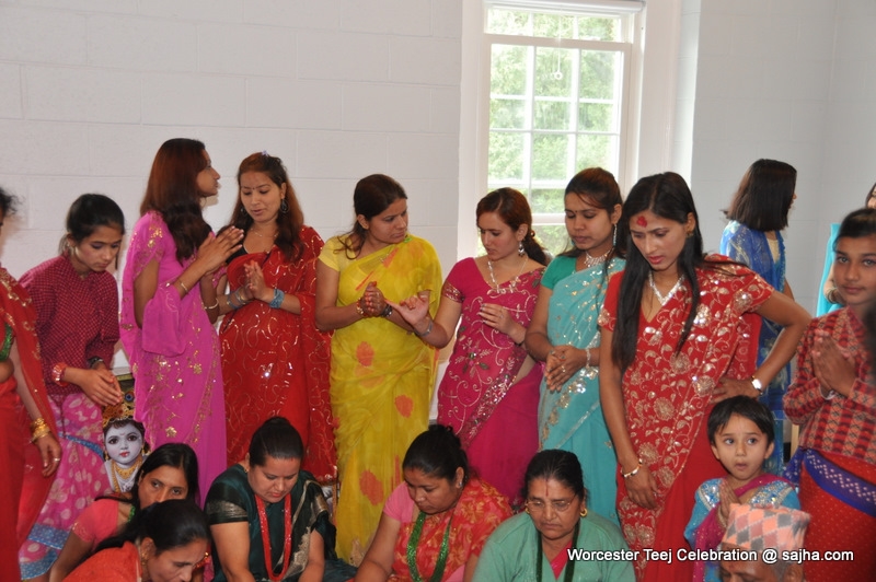 Bhutani of Nepali Origin Celebrated Teej in Worcester