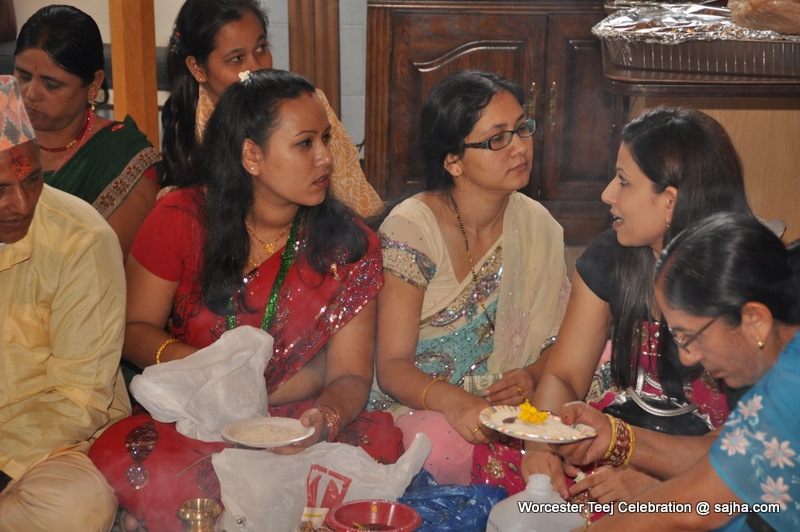 Bhutani of Nepali Origin Celebrated Teej in Worcester