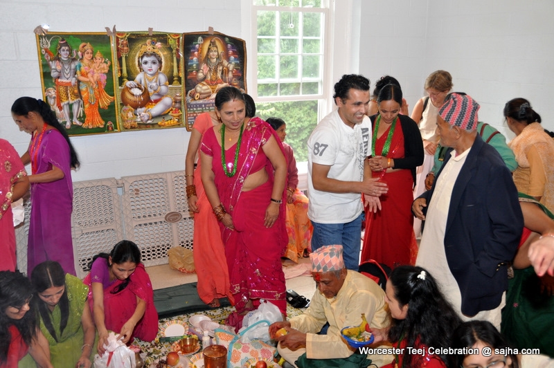 Bhutani of Nepali Origin Celebrated Teej in Worcester