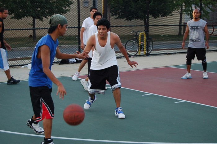 Basketball Match Boston Aug 19, 2007