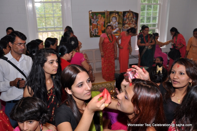 Bhutani of Nepali Origin Celebrated Teej in Worcester