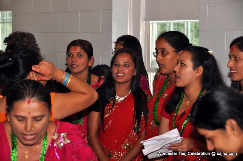 Bhutani of Nepali Origin Celebrated Teej in Worcester