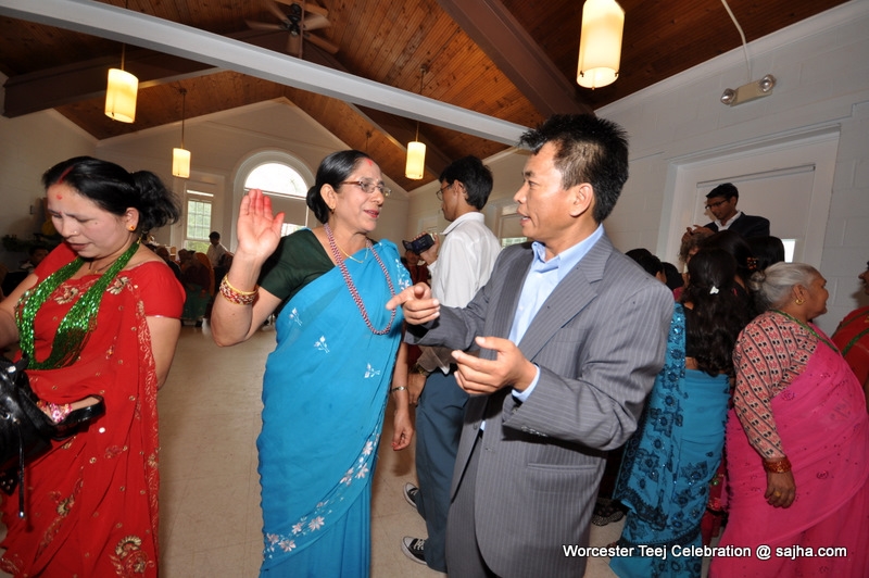 Bhutani of Nepali Origin Celebrated Teej in Worcester