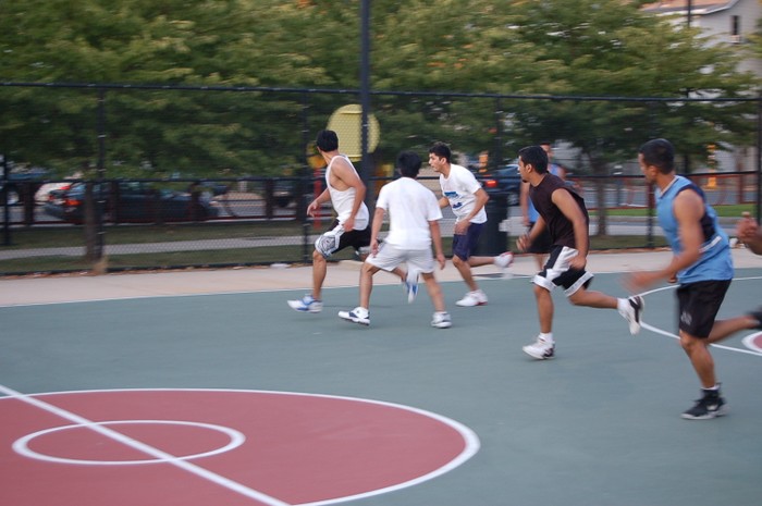 Basketball Match Boston Aug 19, 2007
