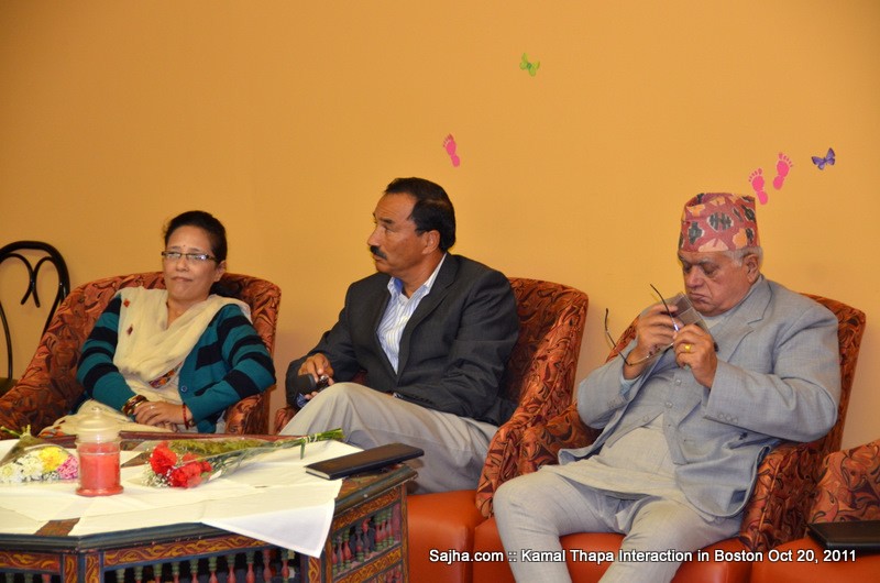 Boston Interaction with Kamal Thapa