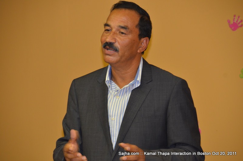 Boston Interaction with Kamal Thapa