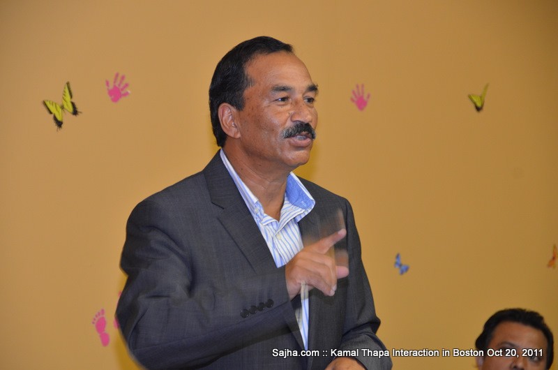 Boston Interaction with Kamal Thapa