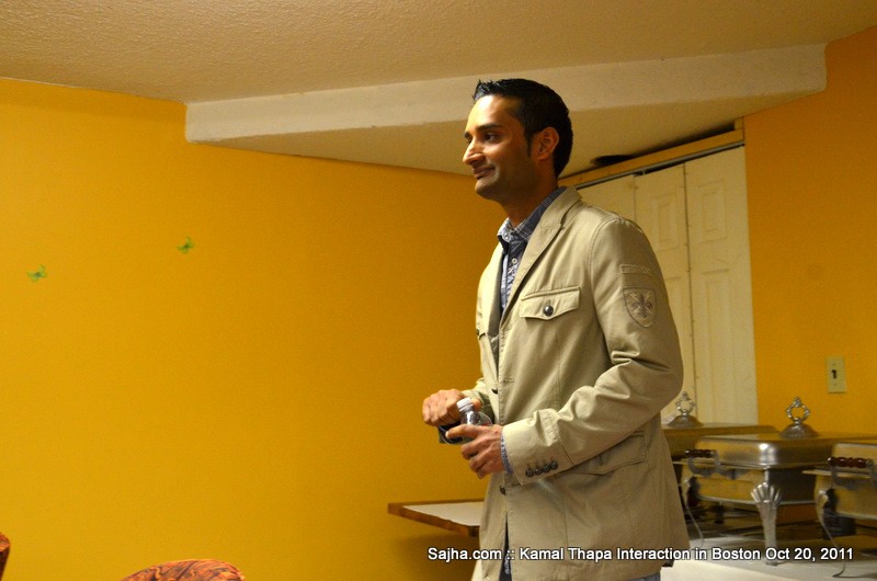Boston Interaction with Kamal Thapa